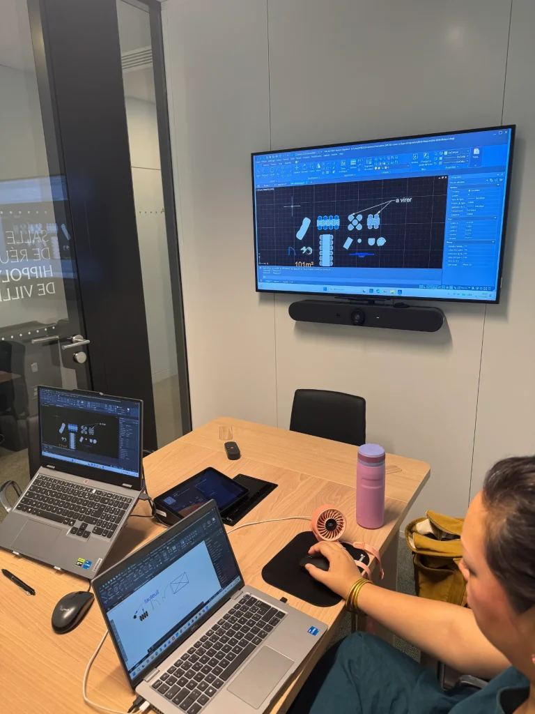 Formation AutoCAD et ZWCAD gestion de patrimoine et infrastructures sur site au Figaro a Paris